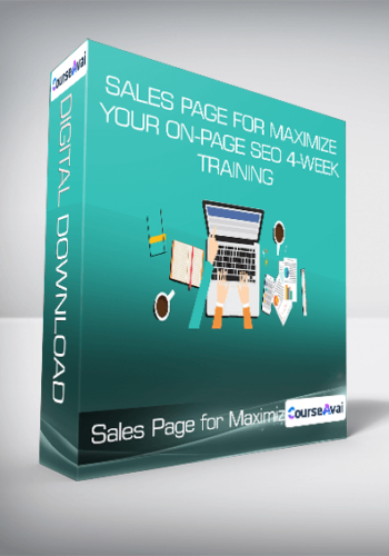 Sales Page for Maximize Your On-Page Seo 4-Week Training
