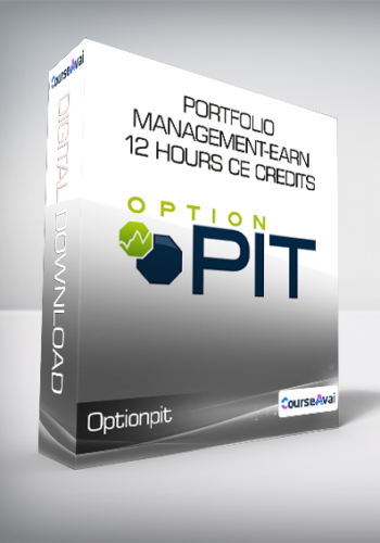 Optionpit - Portfolio Management-Earn 12 Hours CE Credits