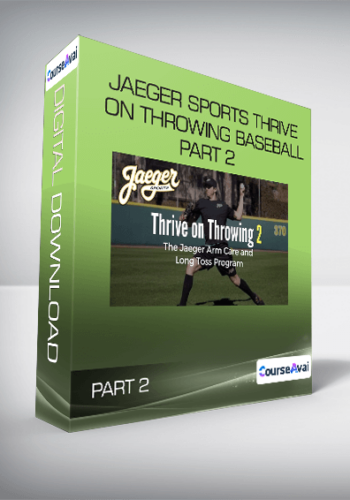 Jaeger Sports Thrive on Throwing Baseball Part 2