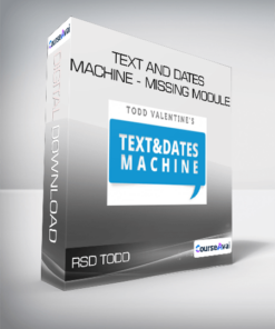 RSD Todd - Text And Dates Machine - Missing Module