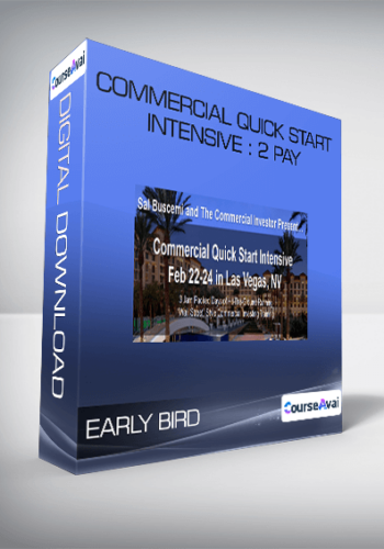 Commercial Quick Start Intensive : 2 Pay - EARLY BIRD