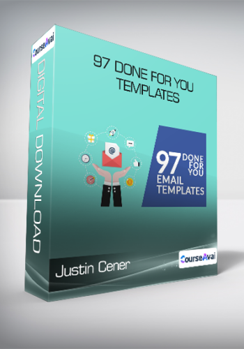 Justin Cener - 97 done for you templates