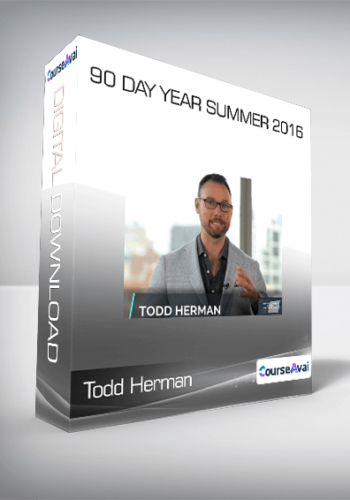 Todd Herman - 90 Day Year Summer 2016