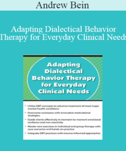 Andrew Bein - Adapting Dialectical Behavior Therapy for Everyday Clinical Needs