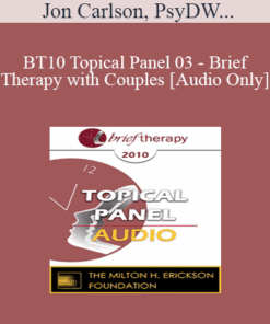[Audio] BT10 Topical Panel 03 - Brief Therapy with Couples - Jon Carlson
