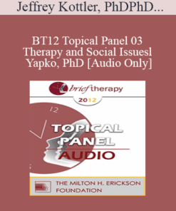 [Audio] BT12 Topical Panel 03 - Therapy and Social Issues - Jeffrey Kottler