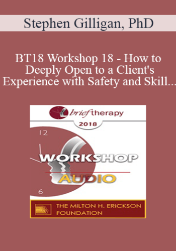 [Audio] BT18 Workshop 18 - How to Deeply Open to a Client's Experience with Safety and Skill - Stephen Gilligan, PhD