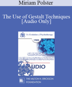 [Audio] EP85 Clinical Presentation 19 - The Use of Gestalt Techniques: A Supervision Session - Miriam Polster