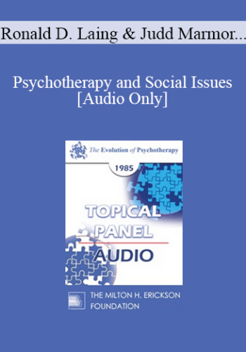 [Audio] EP85 Panel 07 - Psychotherapy and Social Issues - Ronald D. Laing, M.D. Judd Marmor, M.D. Paul Watzlawick, Ph.D. Joseph Wolpe, M.D.