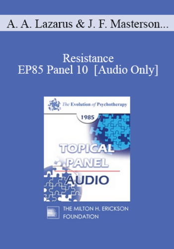 [Audio] EP85 Panel 10 - Resistance - Arnold A. Lazarus, Ph.D. James F. Masterson, M.D. Erving Polster, Ph.D. Jeffrey K. Zeig, Ph.D.