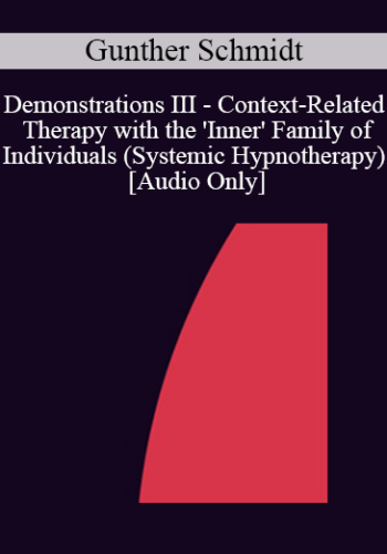 [Audio] IC92 Workshop 41b – Demonstrations III – Context-Related Therapy With The ‘Inner’ Family Of Individuals (Systemic Hypnotherapy) – Gunther Schmidt, M.D.