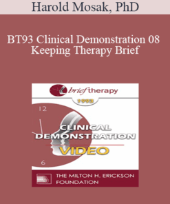 BT93 Clinical Demonstration 08 - Keeping Therapy Brief: The Use of Early Recollections - Harold Mosak