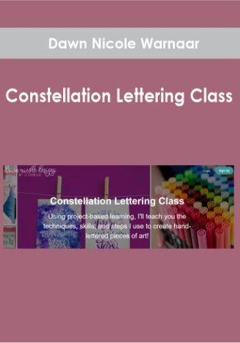 Dawn Nicole Warnaar - Constellation Lettering Class