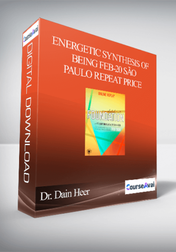 Dr. Dain Heer - Energetic Synthesis of Being Feb-20 São Paulo Repeat Price