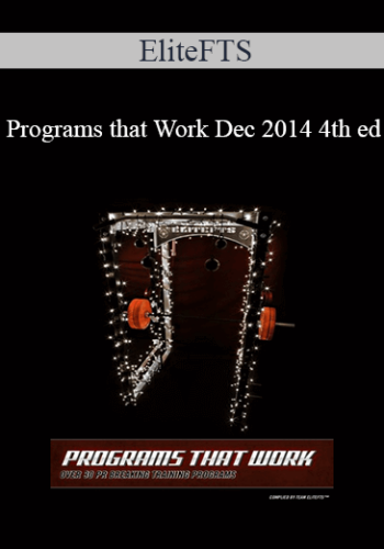 EliteFTS - Programs that Work Dec 2014 4th ed