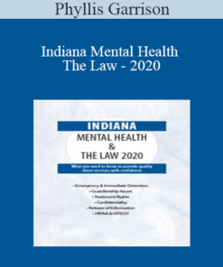 Phyllis Garrison - Indiana Mental Health & The Law - 2020