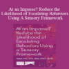 Robyn Otty - At an Impasse? Reduce the Likelihood of Escalating Behaviors Using A Sensory Framework