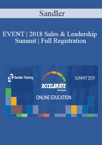 Sandler – EVENT | 2018 Sales & Leadership Summit | Full Registration
