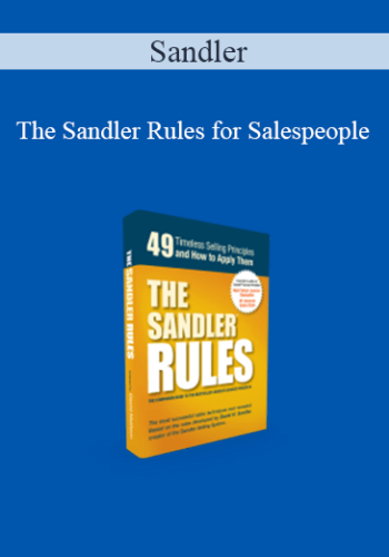 Sandler - The Sandler Rules for Salespeople