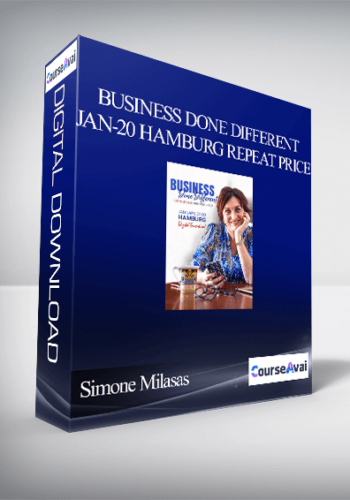 Simone Milasas – Business Done Different Jan-20 Hamburg Repeat Price