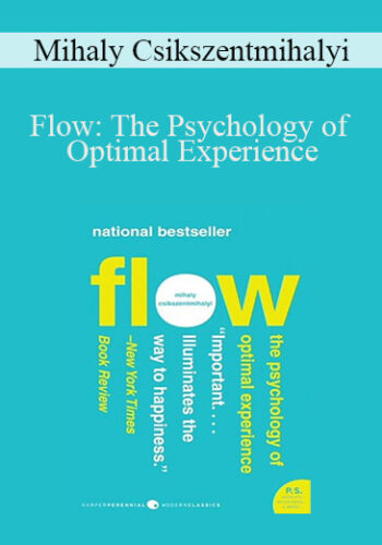 Mihaly Csikszentmihalyi – Flow: The Psychology Of Optimal Experience