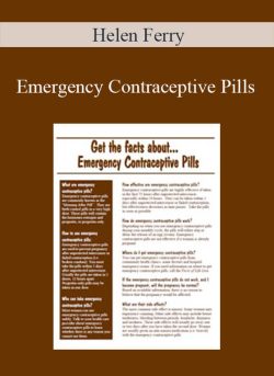 Helen Ferry – Emergency Contraceptive Pills