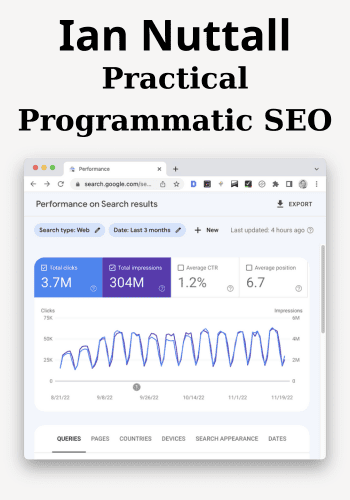 Practical Programmatic SEO By Ian Nuttall